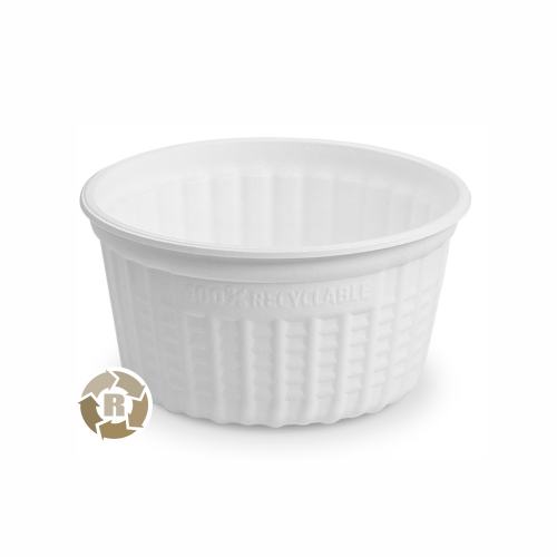 Food Becher 350ml AIRPAC PP weiß Ø11,5 x 6,0cm